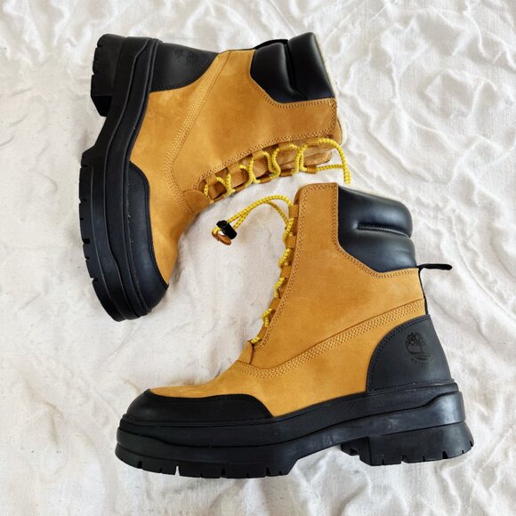 Timberland leather Brooke Valley Winter Boots Size 7.5 New - Picture 3 of 8